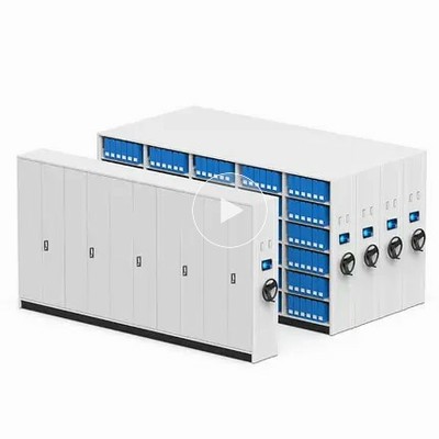 China factory custom wholesale intelligent mobile shelving steel space saver archives rack Uni-ms-18