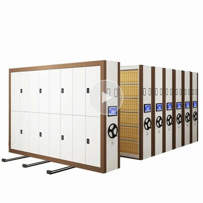 China factory custom wholesale intelligent mobile shelving steel space saver archives rack Uni-ms-13