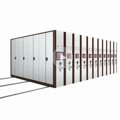 China factory custom wholesale intelligent mobile shelving steel space saver archives rack Uni-ms-17