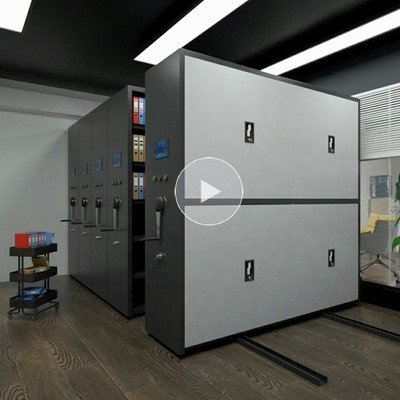 China factory custom wholesale intelligent mobile shelving steel space saver archives rack Uni-ms-58
