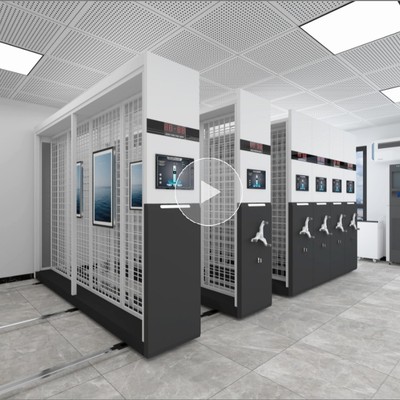 China factory custom wholesale intelligent mobile shelving steel space saver archives rack Uni-ms-44