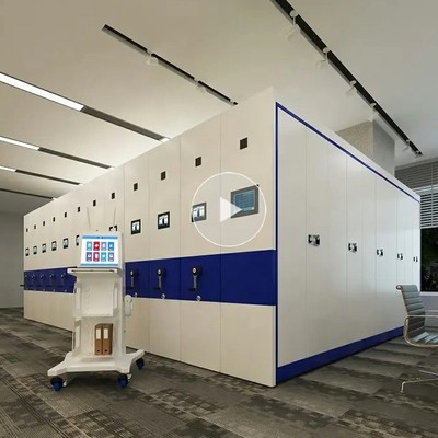 China factory custom wholesale intelligent mobile shelving steel space saver archives rack Uni-ms-55