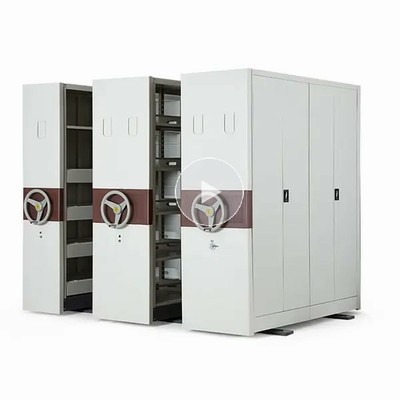 China factory custom wholesale intelligent mobile shelving steel space saver archives rack Uni-ms-25