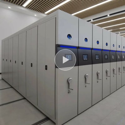 China factory custom wholesale intelligent mobile shelving steel space saver archives rack Uni-ms-48
