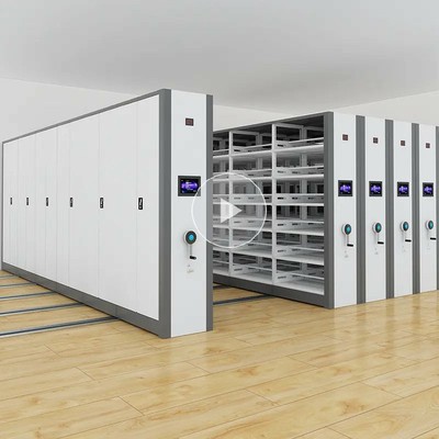 China factory custom wholesale intelligent mobile shelving steel space saver archives rack Uni-ms-16