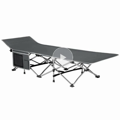China factory wholesale custom portable camping folding bed Uni-cf-34