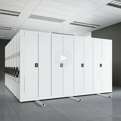 China factory custom wholesale intelligent mobile shelving steel space saver archives rack Uni-ms-20