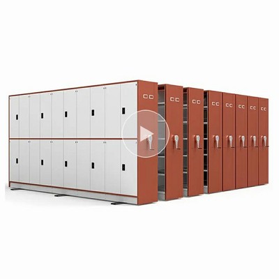 China factory custom wholesale intelligent mobile shelving steel space saver archives rack Uni-ms-41