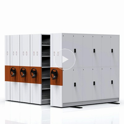 China factory custom wholesale intelligent mobile shelving steel space saver archives rack Uni-ms-62