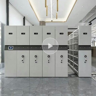 China factory custom wholesale intelligent mobile shelving steel space saver archives rack Uni-ms-54