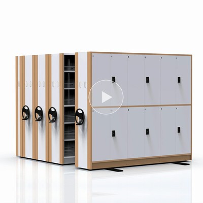 China factory custom wholesale intelligent mobile shelving steel space saver archives rack Uni-ms-63