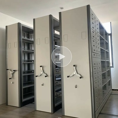 China factory custom wholesale intelligent mobile shelving steel space saver archives rack Uni-ms-47