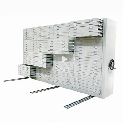 China factory custom wholesale intelligent mobile shelving steel space saver archives rack Uni-ms-23