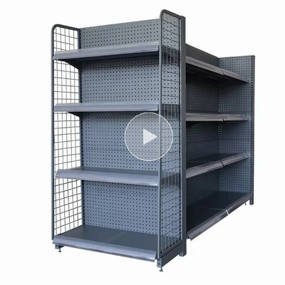 China Factory Wholesale Custom Steel Heavy Supermarket Shelves Uni-ss-60