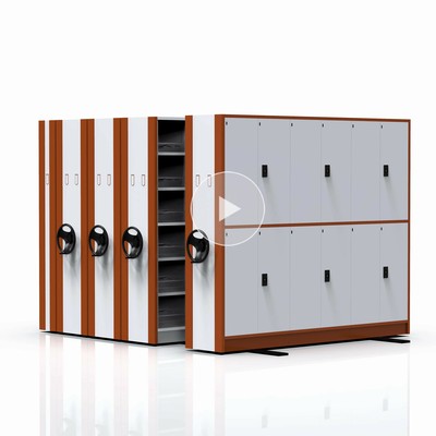 China factory custom wholesale intelligent mobile shelving steel space saver archives rack Uni-ms-61