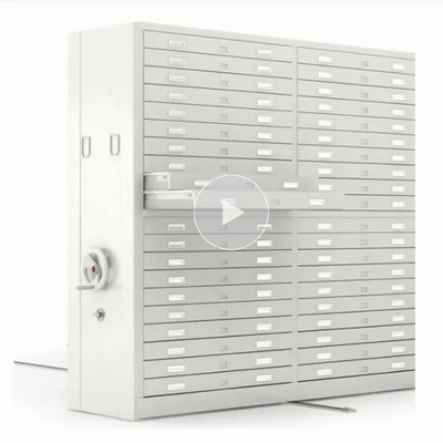 China factory custom wholesale intelligent mobile shelving steel space saver archives rack Uni-ms-66