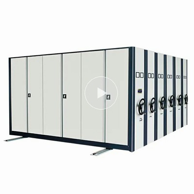 China factory custom wholesale intelligent mobile shelving steel space saver archives rack Uni-ms-32
