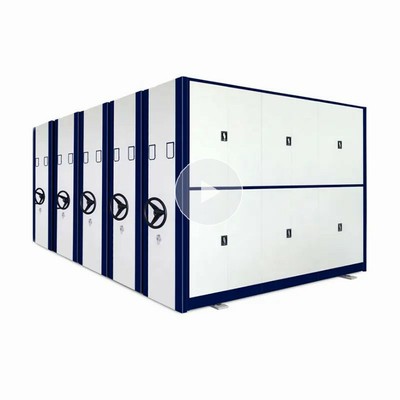 China factory custom wholesale intelligent mobile shelving steel space saver archives rack Uni-ms-36
