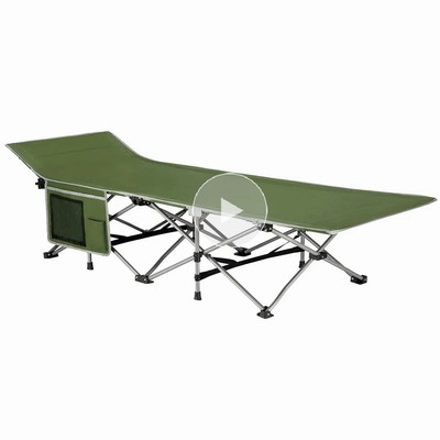 China factory wholesale custom portable camping folding bed Uni-cf-28
