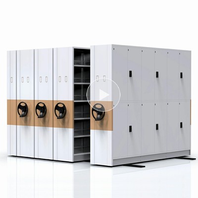 China factory custom wholesale intelligent mobile shelving steel space saver archives rack Uni-ms-64
