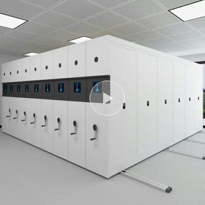 China factory custom wholesale intelligent mobile shelving steel space saver archives rack Uni-ms-49